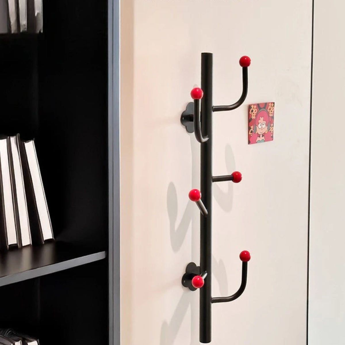Wall Hook Coat Rack Hanger Retro Ball Metal Nordic Scandinavian Entryway Hallway Bedroom Living Room Home Decor Gift Contemporary
