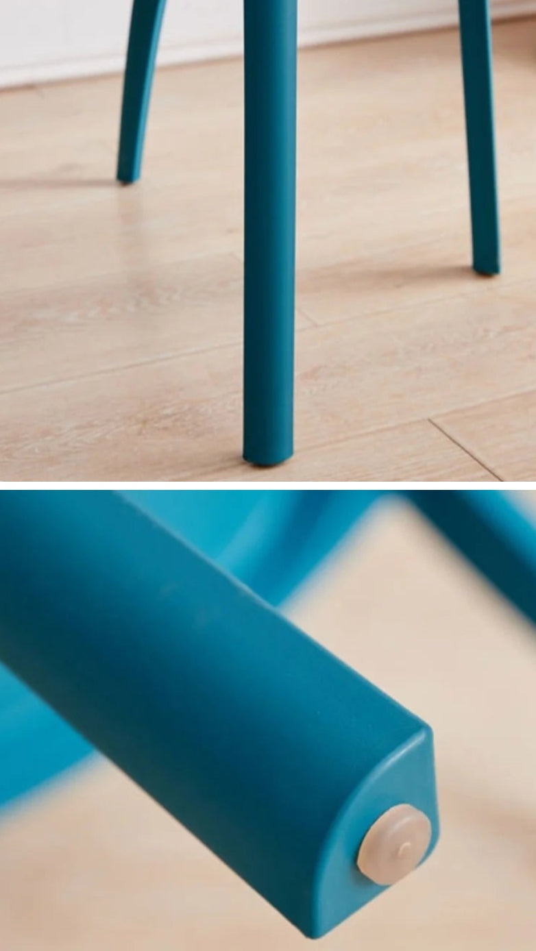 Dining Chair One-Piece Recycled PP Plastic Nordic Minimalist Colorful Kitchen Office Living Room Home Furniture Gift Kitchen