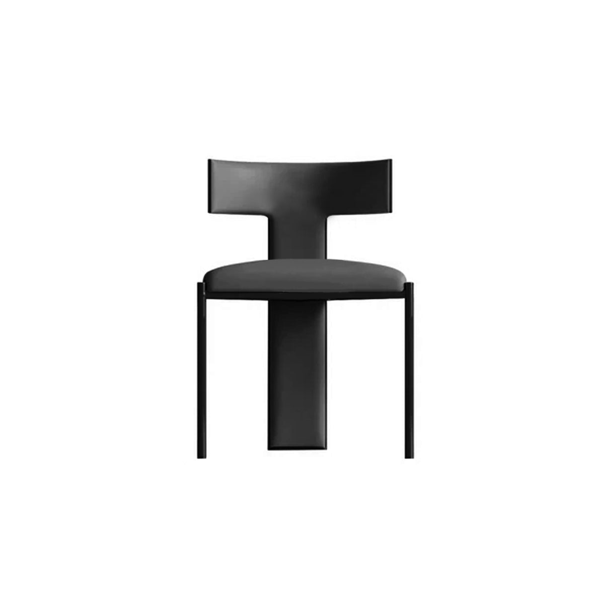 Dining Chair T-Back Aesthetic Velvet Faux Leather Contemporary Furniture Kitchen Living Room Office Home Housewarming Gift