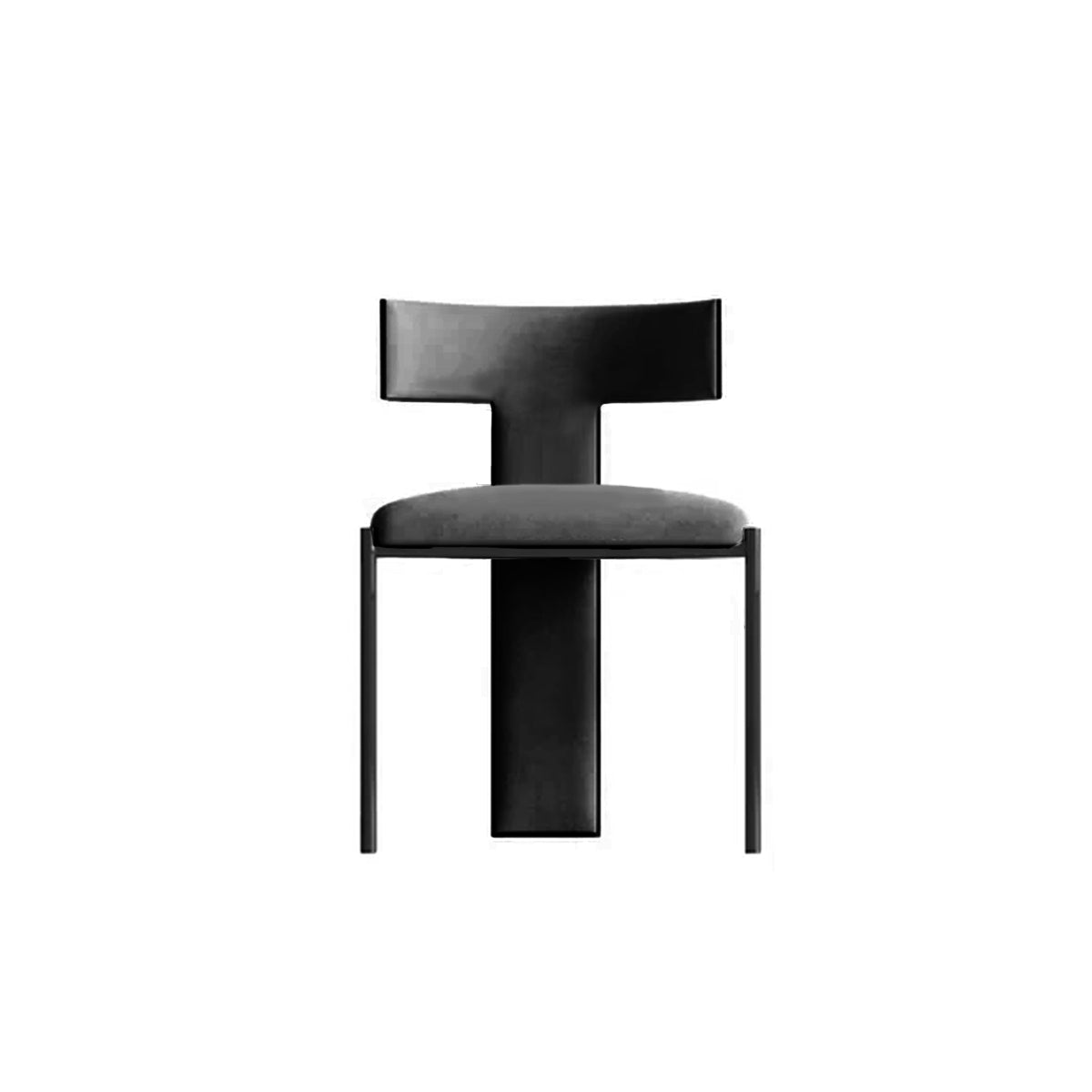 Dining Chair T-Back Aesthetic Velvet Faux Leather Contemporary Furniture Kitchen Living Room Office Home Housewarming Gift