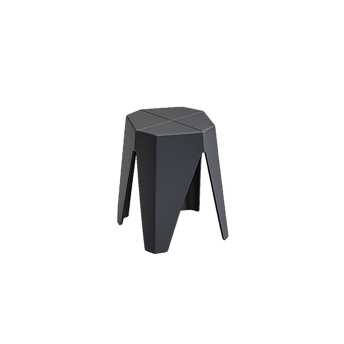 Dining Chair Stool Origami Eco-Mold Recycled ABS Nordic Retro Colorful Kitchen Office Home Furniture Housewarming Gift Dining