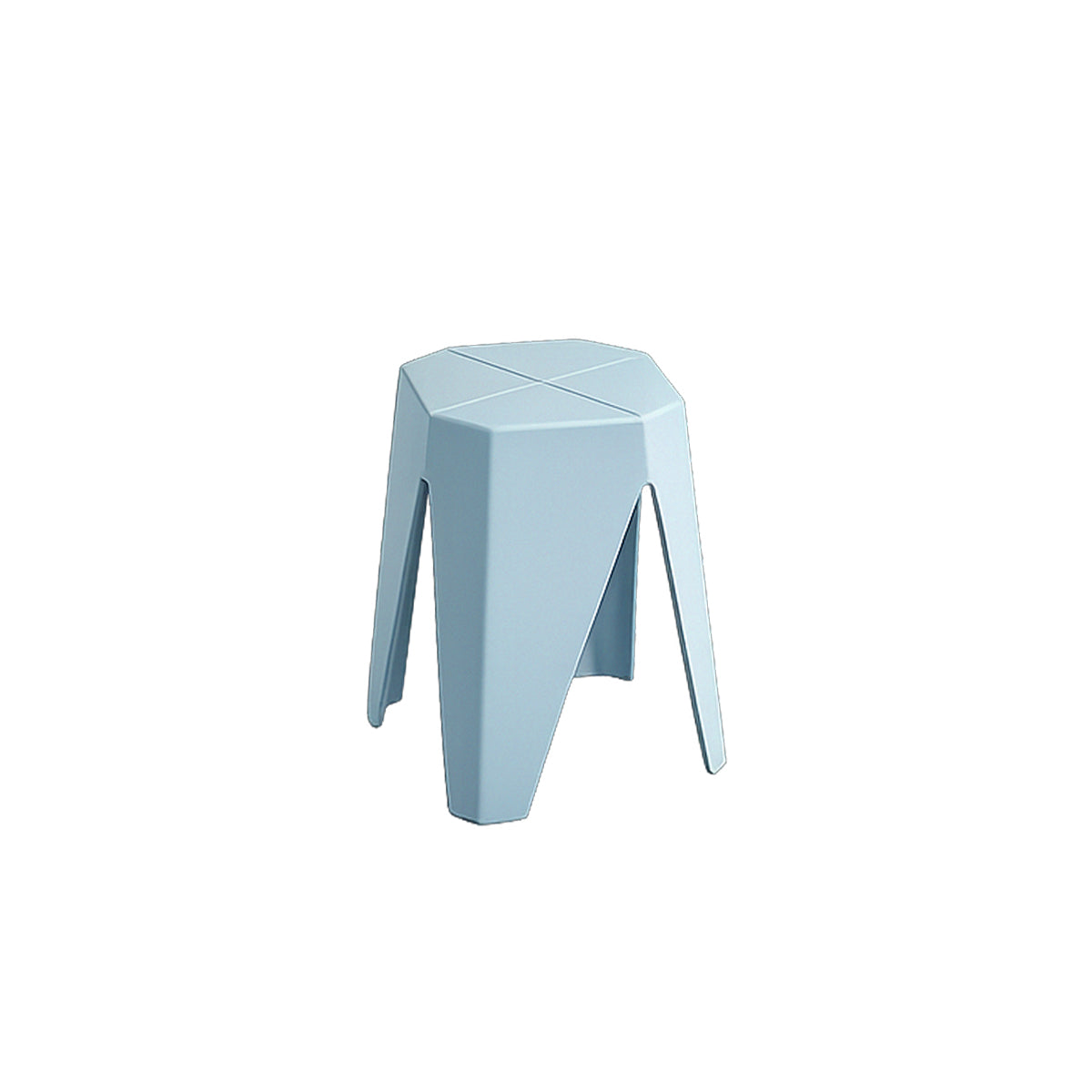 Dining Chair Stool Origami Eco-Mold Recycled ABS Nordic Retro Colorful Kitchen Office Home Furniture Housewarming Gift Dining