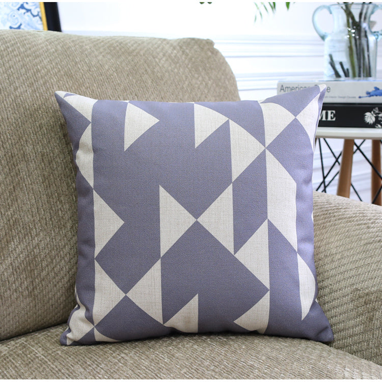Geometric Abstract Cushion Cover