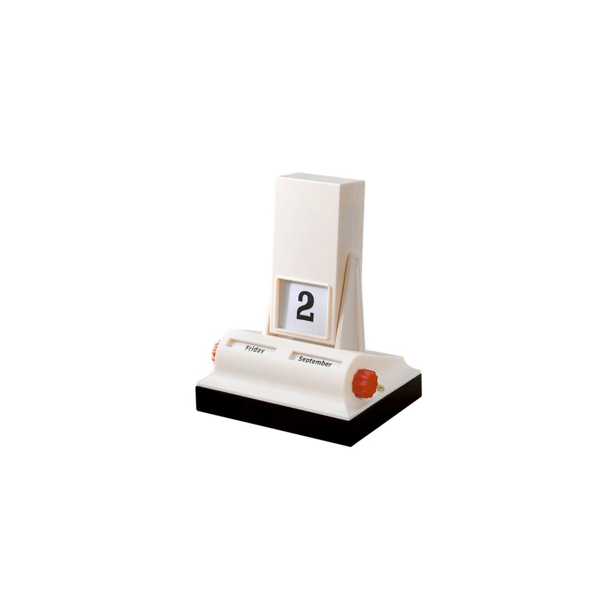 Desk Calendar Flip ABS Retro Colorful Office Desktop Shelf Home Organizer Contemporary Minimalist Housewarming Gift Unique