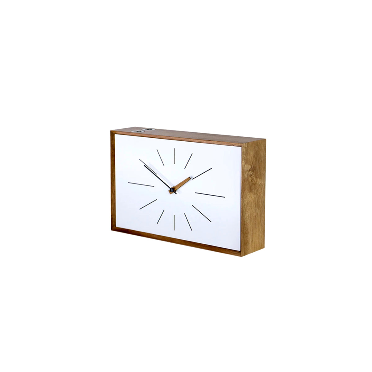 Wall Clock Table Clock Acacia Wood Japanese Vintage Wabi-Sabi Japandi Retro Living Room Bedroom Kitchen Office Home Decor Gift