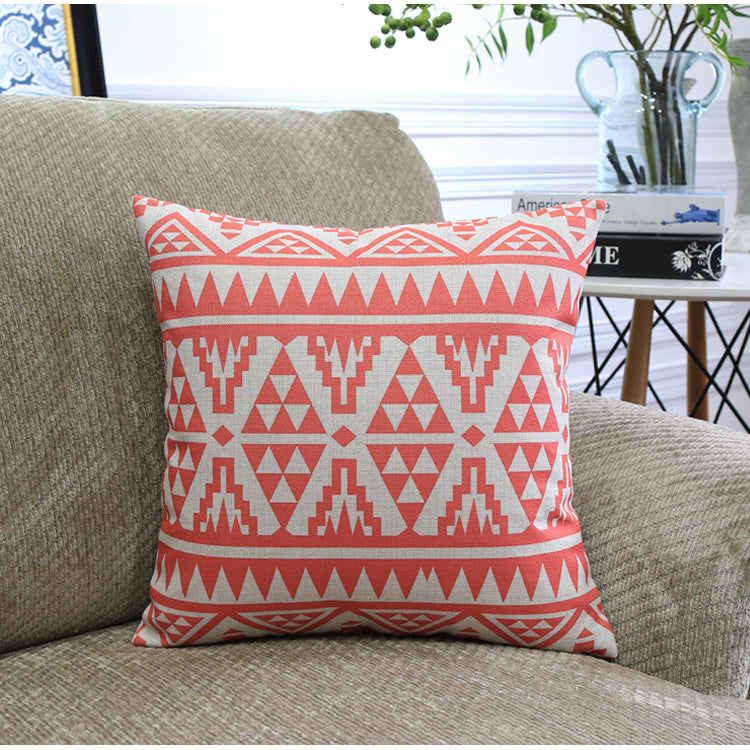 Geometric Abstract Cushion Cover