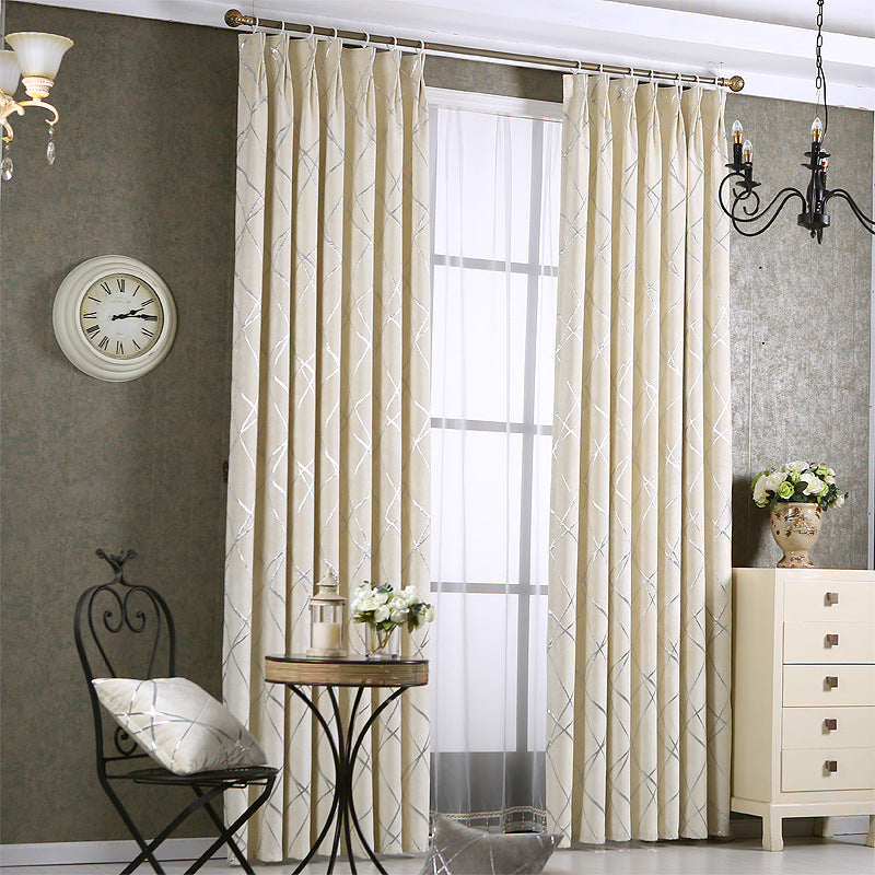 Jacquard Chenille Panel Curtains