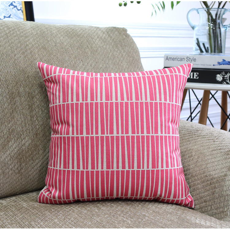 Geometric Abstract Cushion Cover