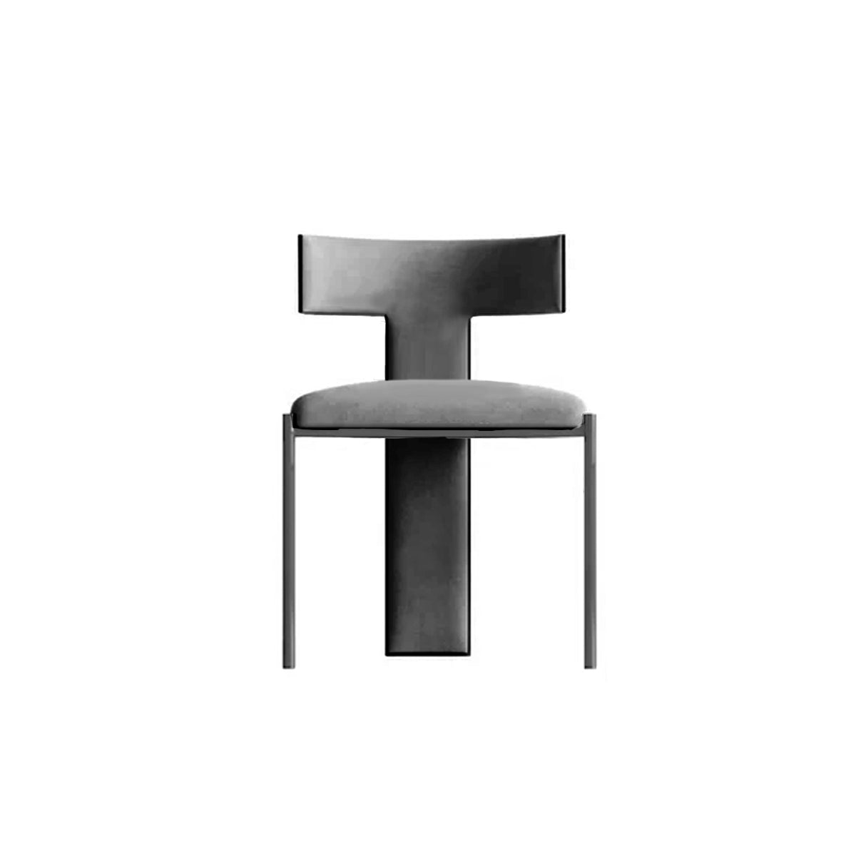 Dining Chair T-Back Aesthetic Velvet Faux Leather Contemporary Furniture Kitchen Living Room Office Home Housewarming Gift