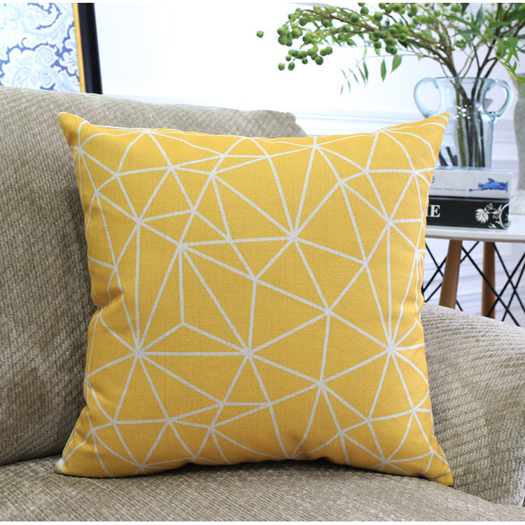 Geometric Abstract Cushion Cover