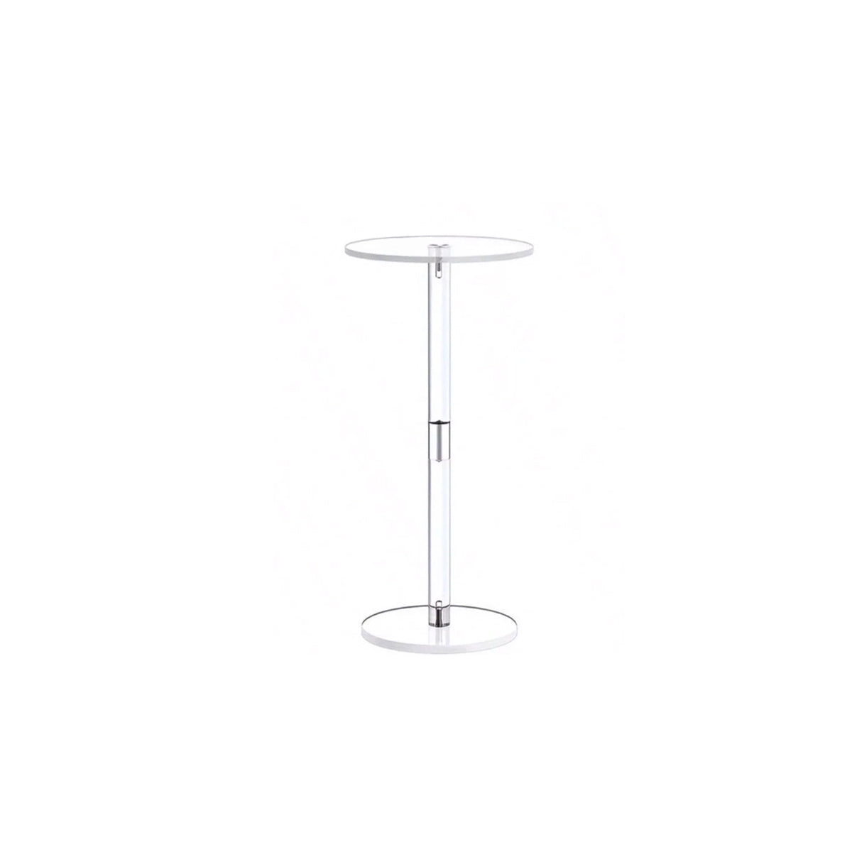 Side Table Mini Acrylic Transparent Contemporary Furniture Living Room Bedroom Office Home Accent End Table Decor Gift Housewarming Gift