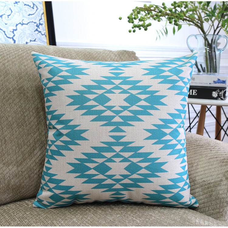 Geometric Abstract Cushion Cover