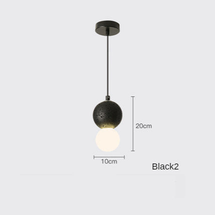 Terrazzo Stone-Finish Pendant Light