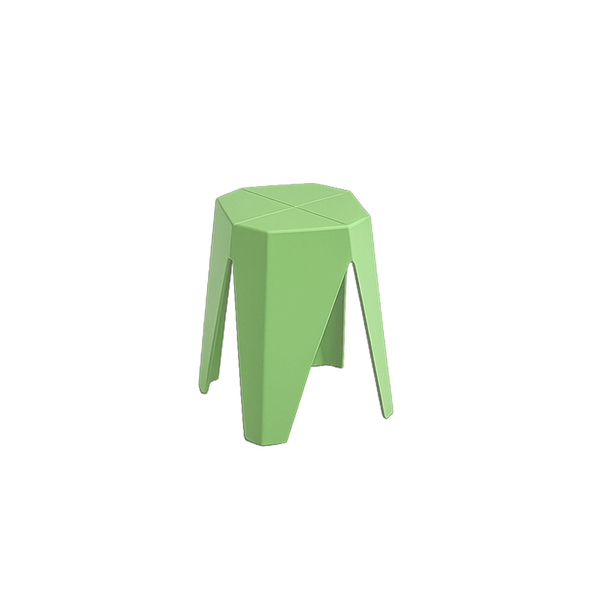 Dining Chair Stool Origami Eco-Mold Recycled ABS Nordic Retro Colorful Kitchen Office Home Furniture Housewarming Gift Dining