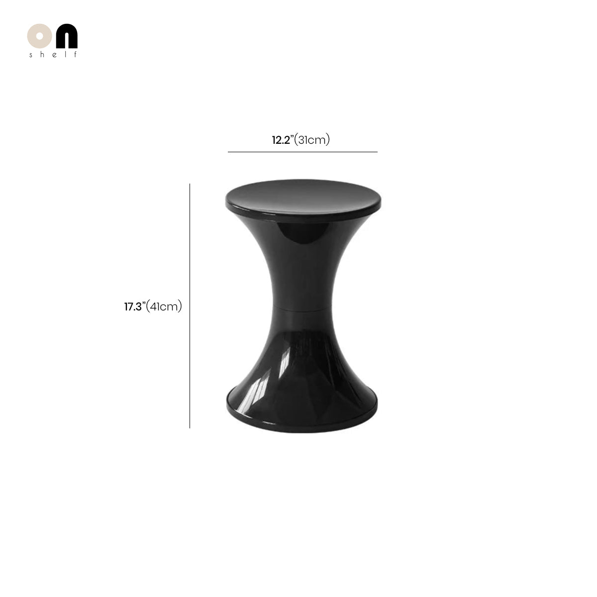 Storage Stool Side Table PP Plastic Contemporary Retro Colorful Living Room Bedroom Kitchen Office Home Furniture Gift Housewarming