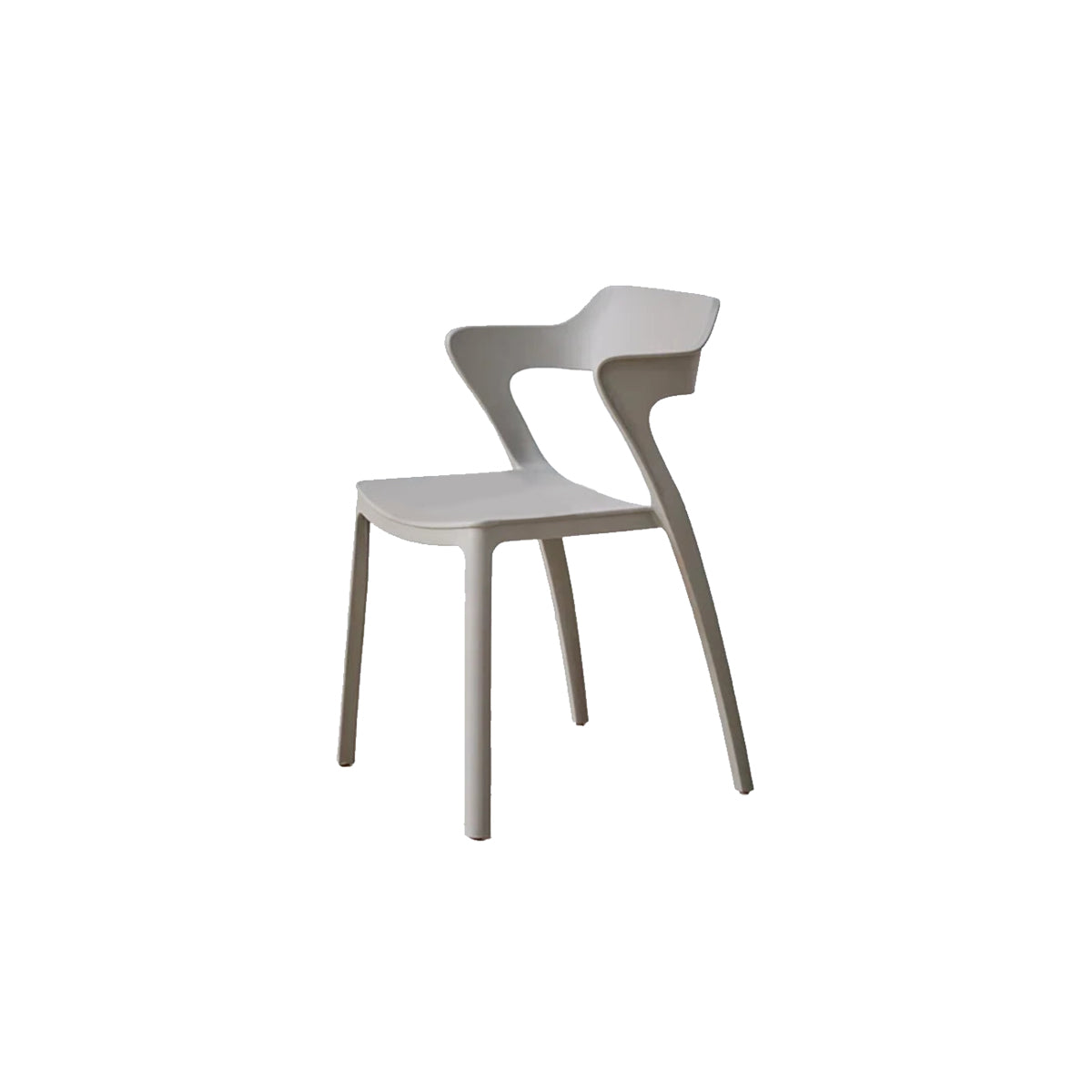 Dining Chair One-Piece Recycled PP Plastic Nordic Minimalist Colorful Kitchen Office Living Room Home Furniture Gift Kitchen