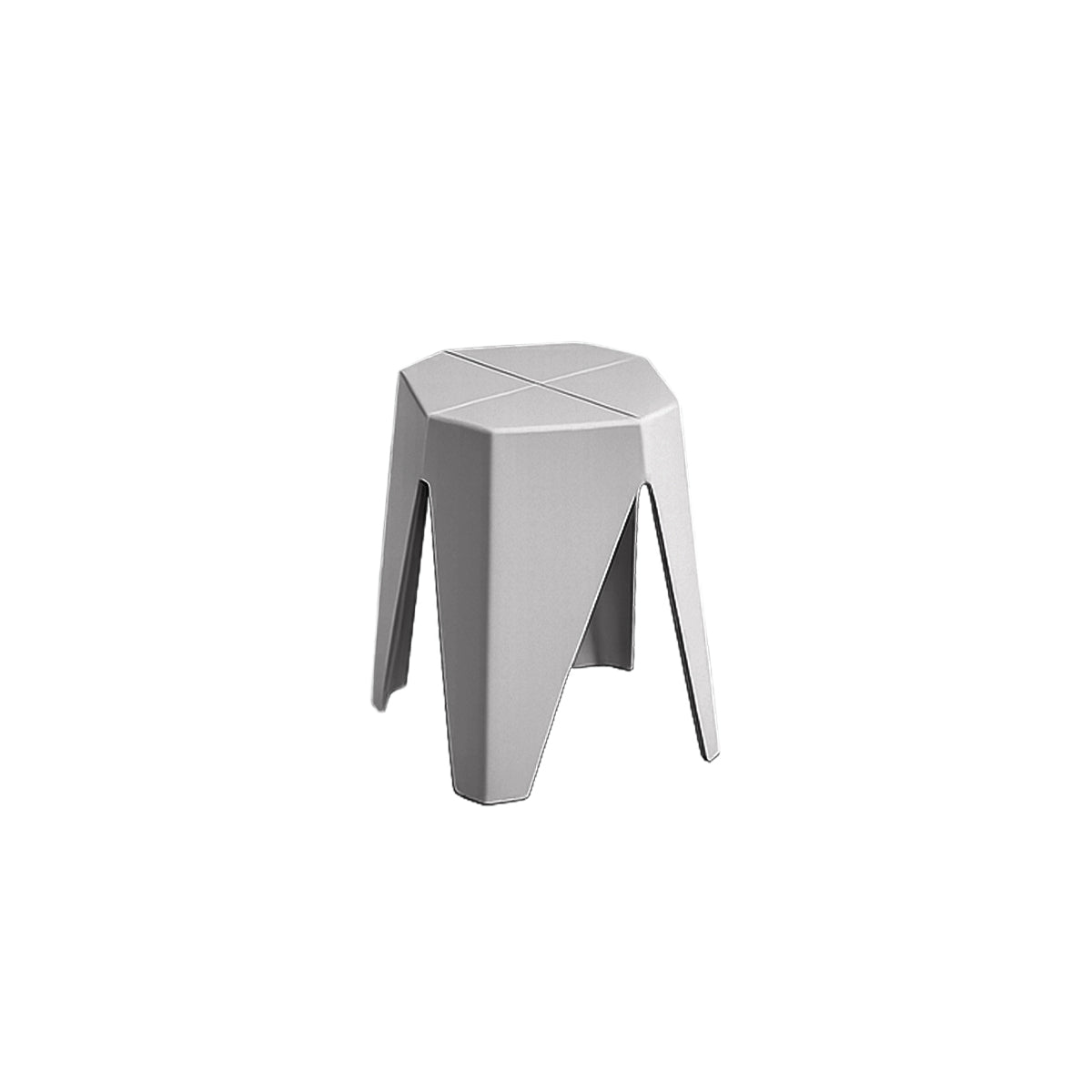 Dining Chair Stool Origami Eco-Mold Recycled ABS Nordic Retro Colorful Kitchen Office Home Furniture Housewarming Gift Dining