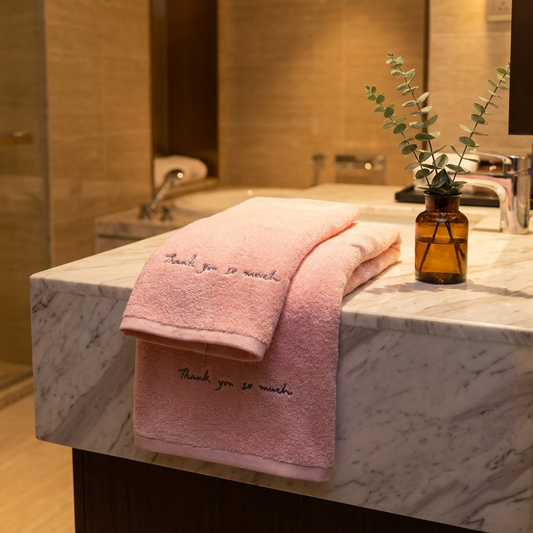 Cotton Face Towel Set lifestyle - Lume Haus