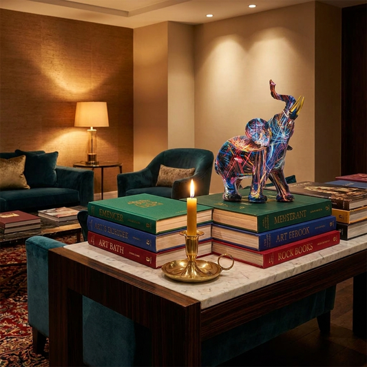 Elephant Figurine lifestyle - Lume Haus