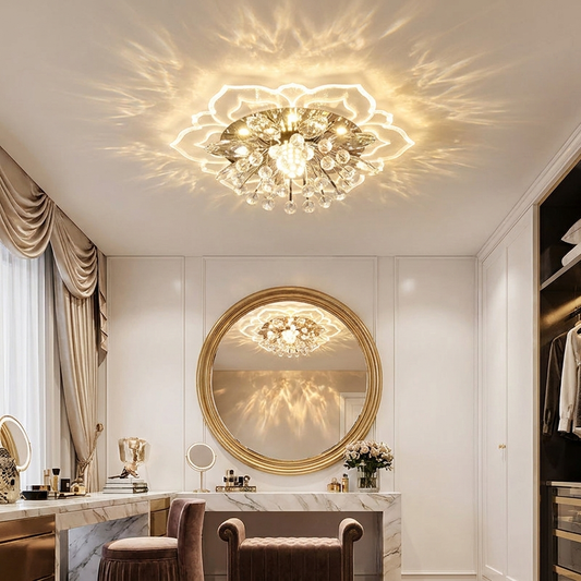 Crystal Ceiling Light lifestyle - Lume Haus