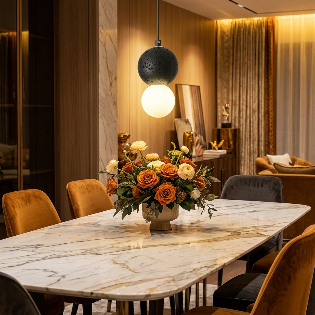 Terrazzo Pendant Light lifestyle - Lume Haus