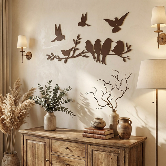 Bird Branch Wall Decor lifestyle - Lume Haus