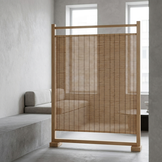 Noren Craft Natural Reed Room Divider