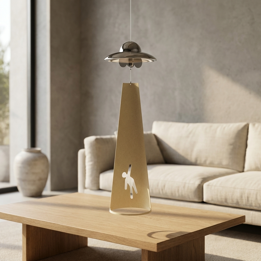UFO Spacecraft Wind Chime