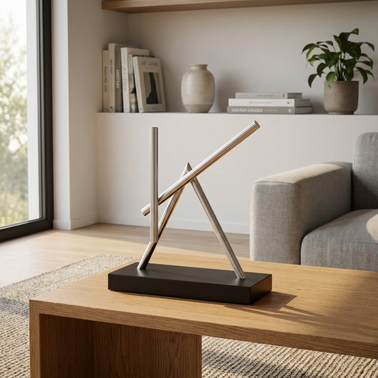 Aluminum Swinging Sticks Kinetic Sculpture