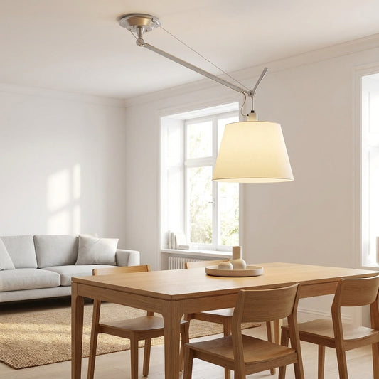 MCM Articulated Arm Pendant Light Adjustable Ceiling Lamp
