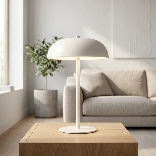 Nordichome Industrial Cordless Metal Dome Table Lamp