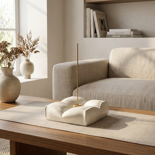 Ceramic Cushion Pillow Incense Holder