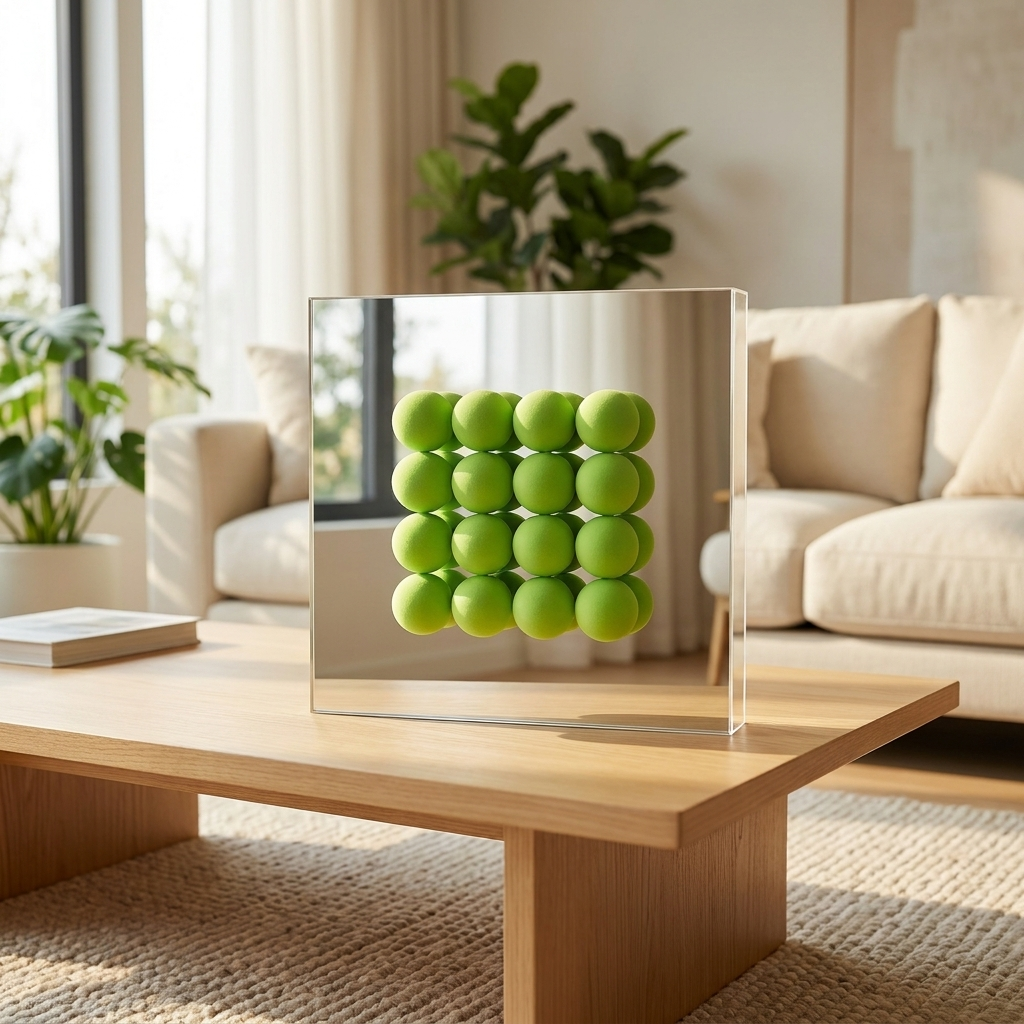 de home Gomoku Ball Mirror Acrylic Ornament