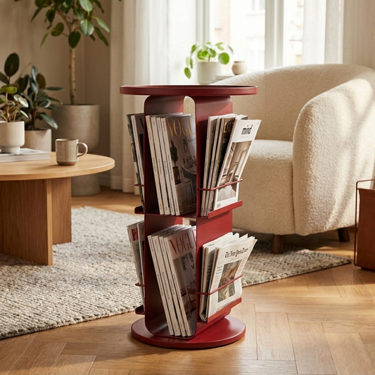 Modu Metal Round Magazine Rack