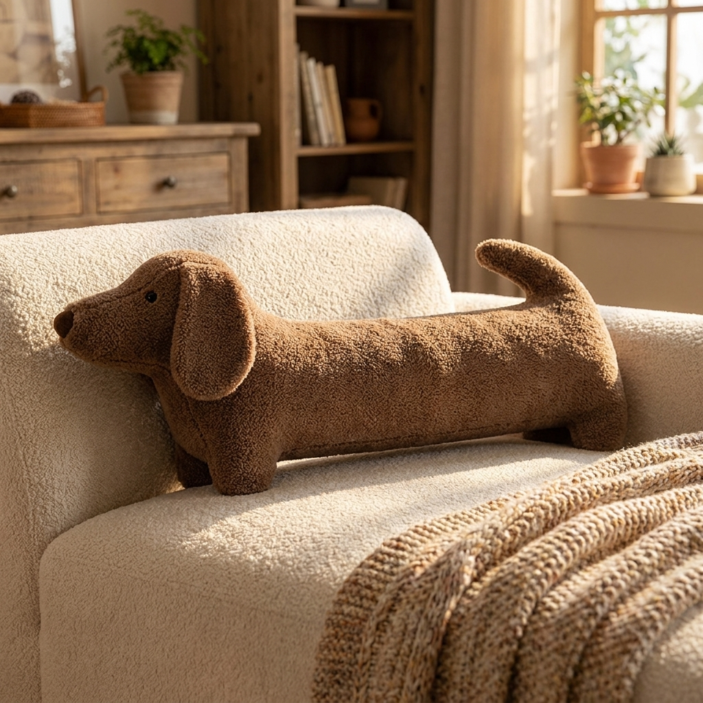 Dachshund Plush Lounge Pillow