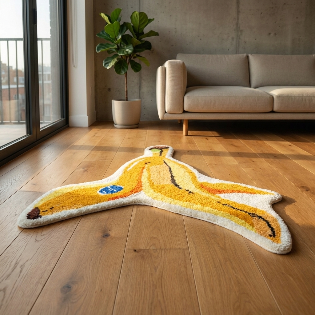 MokoMoko Banana Dont Slip Rug