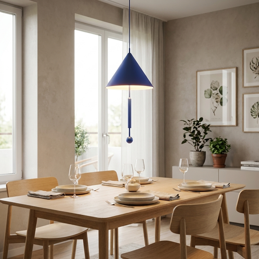 LUNORI Retro Nordic Cone Ceiling Lamp