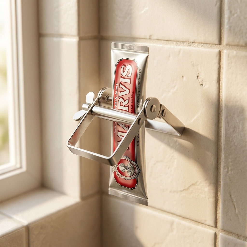 Stainless Steel Vintage Toothpaste Holder