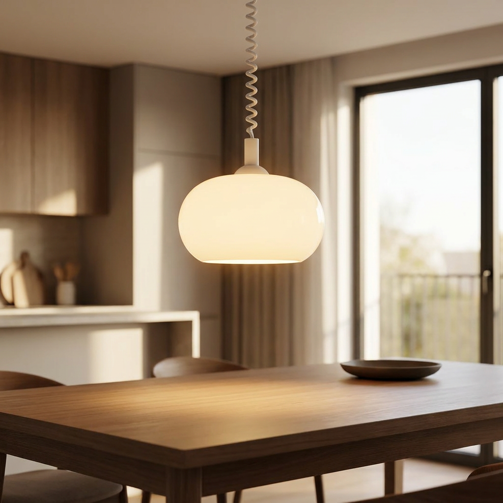 LUNORI Retro Coil-Line Pendant Ceiling Lamp