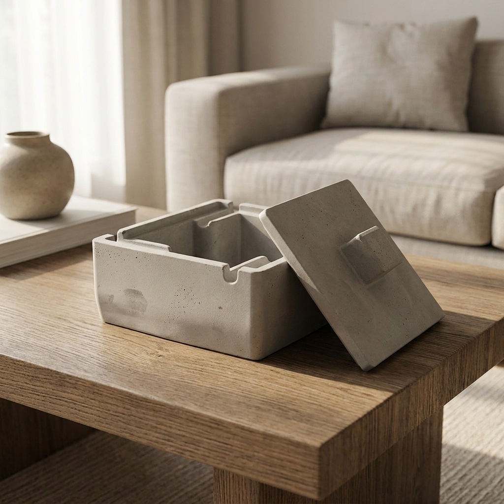 Caos Mote Meiro Ashtray with Lid lifestyle
