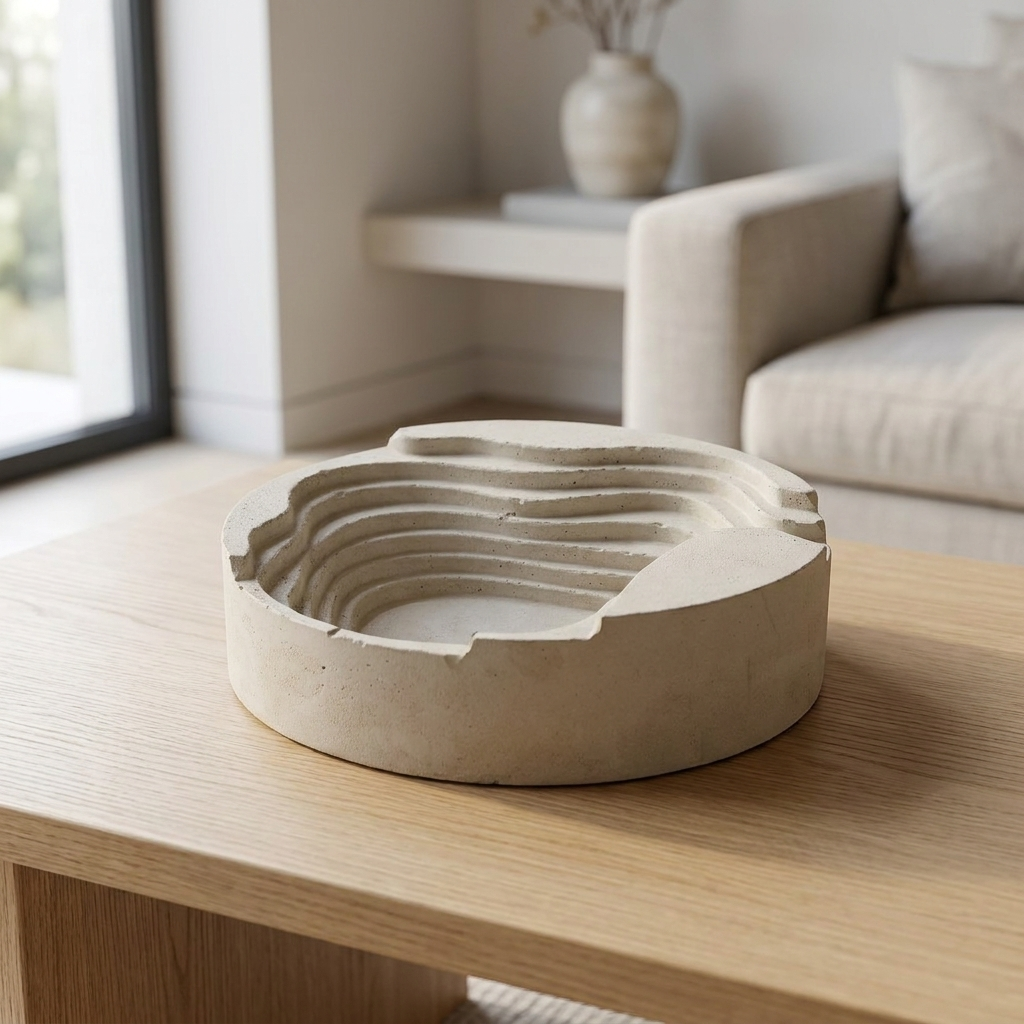 Caos Mote Topographic Ashtray lifestyle