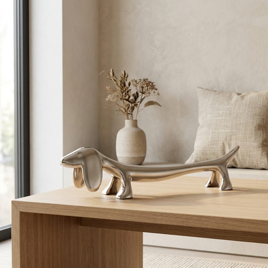 Stainless Steel Dachshund Utensil Holder