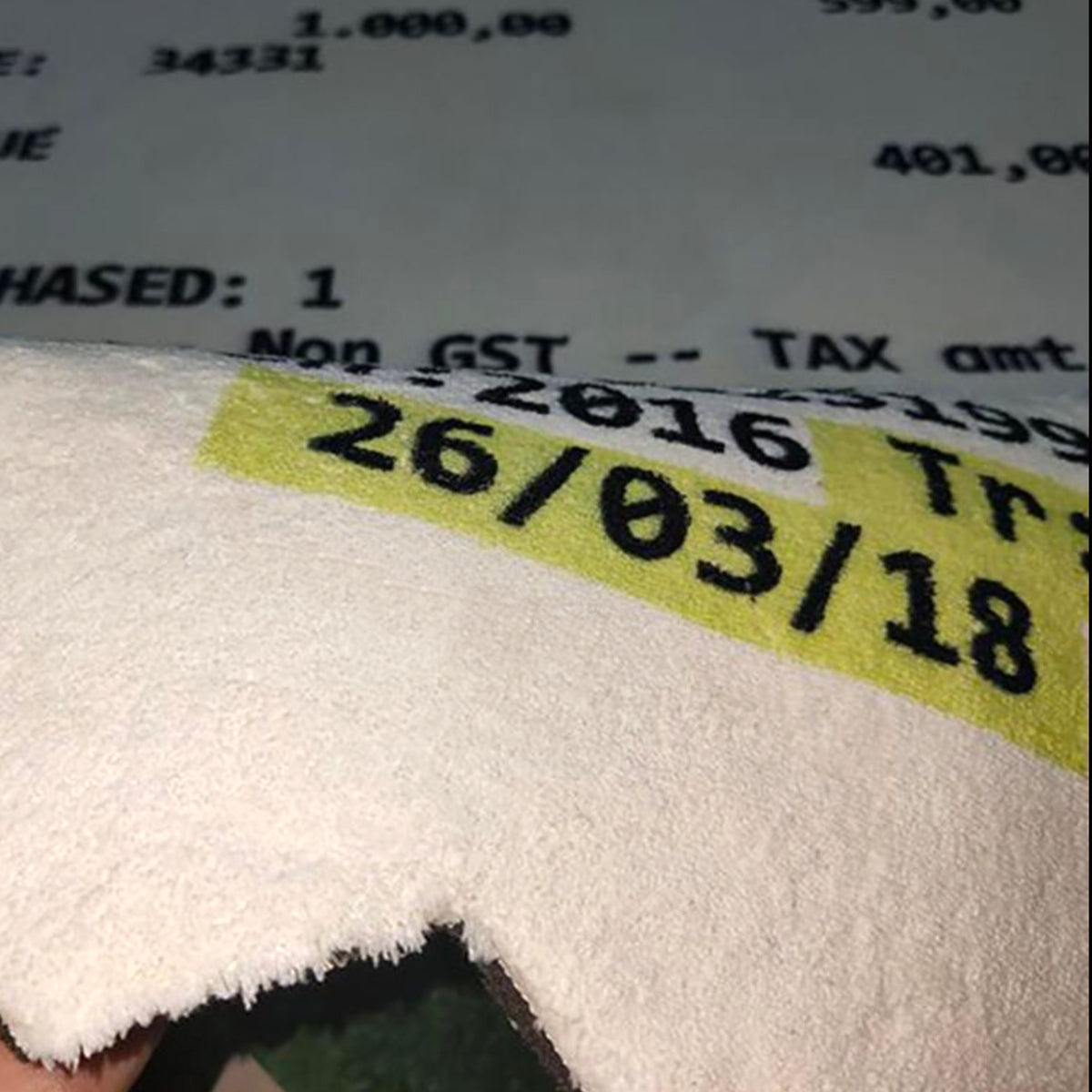 Rug Humor Novelty Funny IKEA Receipt Style Floor Mat Living Room Bedroom Office Kitchen Home Decor Housewarming Gift Unique
