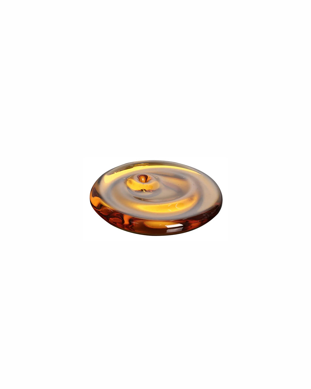 Incense Holder Burner Amber Glass Japanese Oriental Retro Japandi Vintage Shelf Desk Home Office Aromatherapy Decor Gift