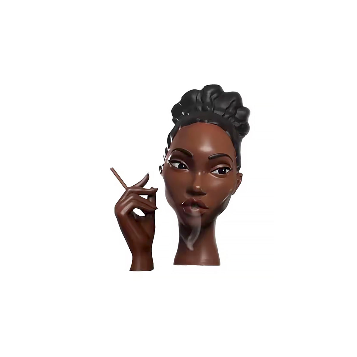Incense Holder Burner Smoking Figure Woman Humor Vintage Ornament Sculpture Shelf Desk Office Home Decor Gift Housewarming