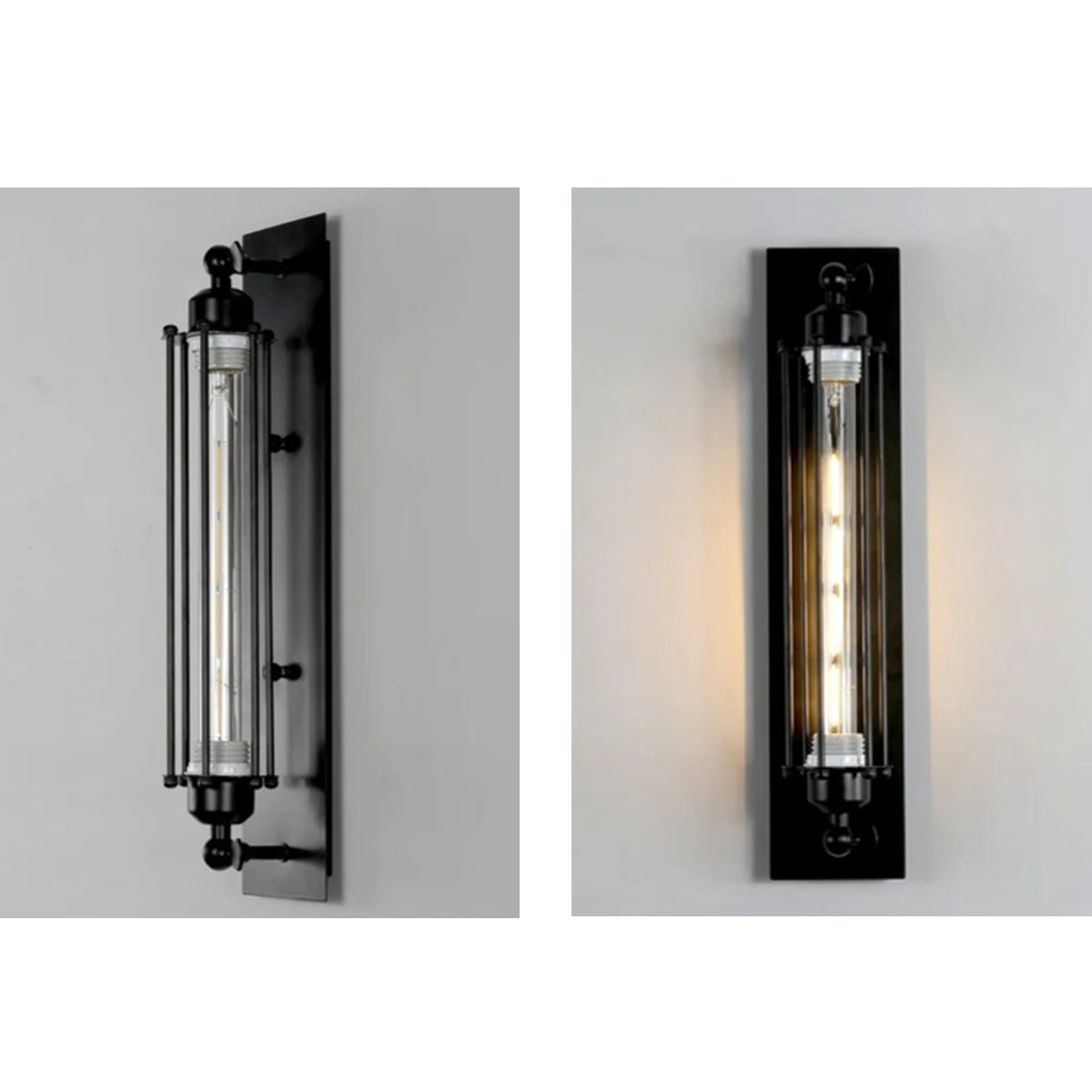 Wall Lamp Lantern Retro Industrial Vintage Fixture Light Bedroom Living Room Office Hallway Entryway Home Decor Gift Housewarming
