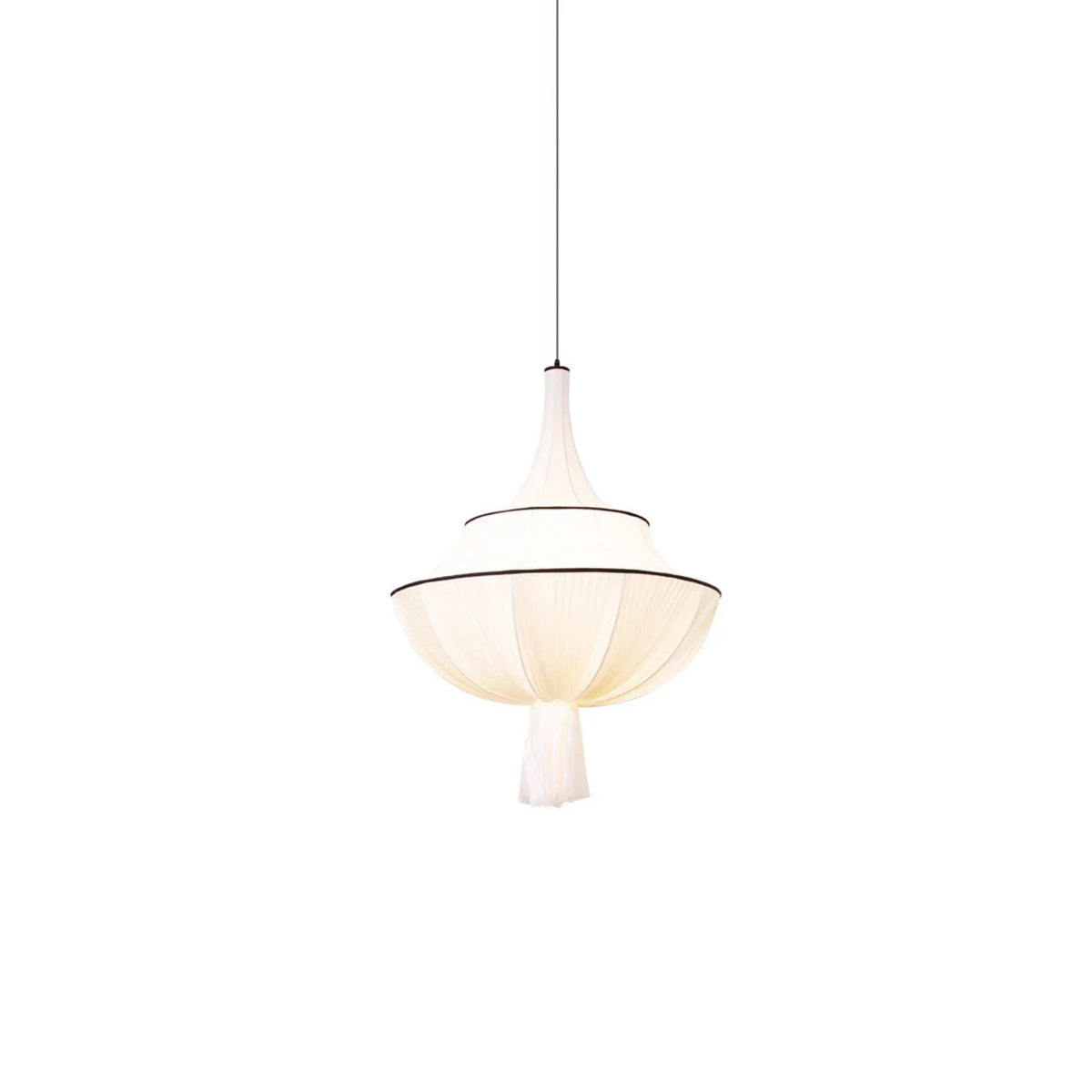 Pendant Ceiling Light Pleated Fabric Japandi Japanese Wabi-Sabi Retro Vintage Hanging Lamp Living Room Bedroom Dining Room Gift