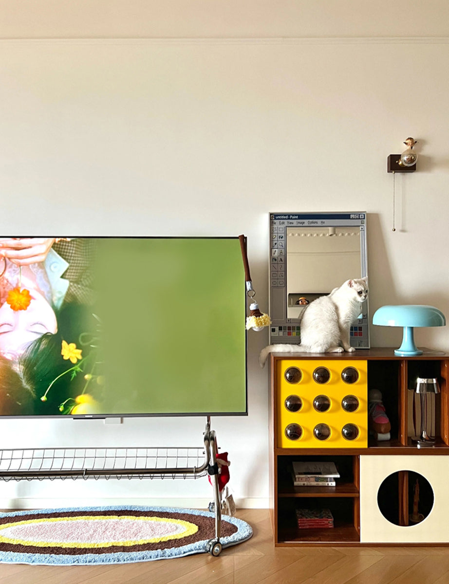 Wall Mirror Retro PC Computer Humor Vintage Funny Bathroom Living Room Bedroom Office Home Decor Novelty Gag Gift Unique Decor