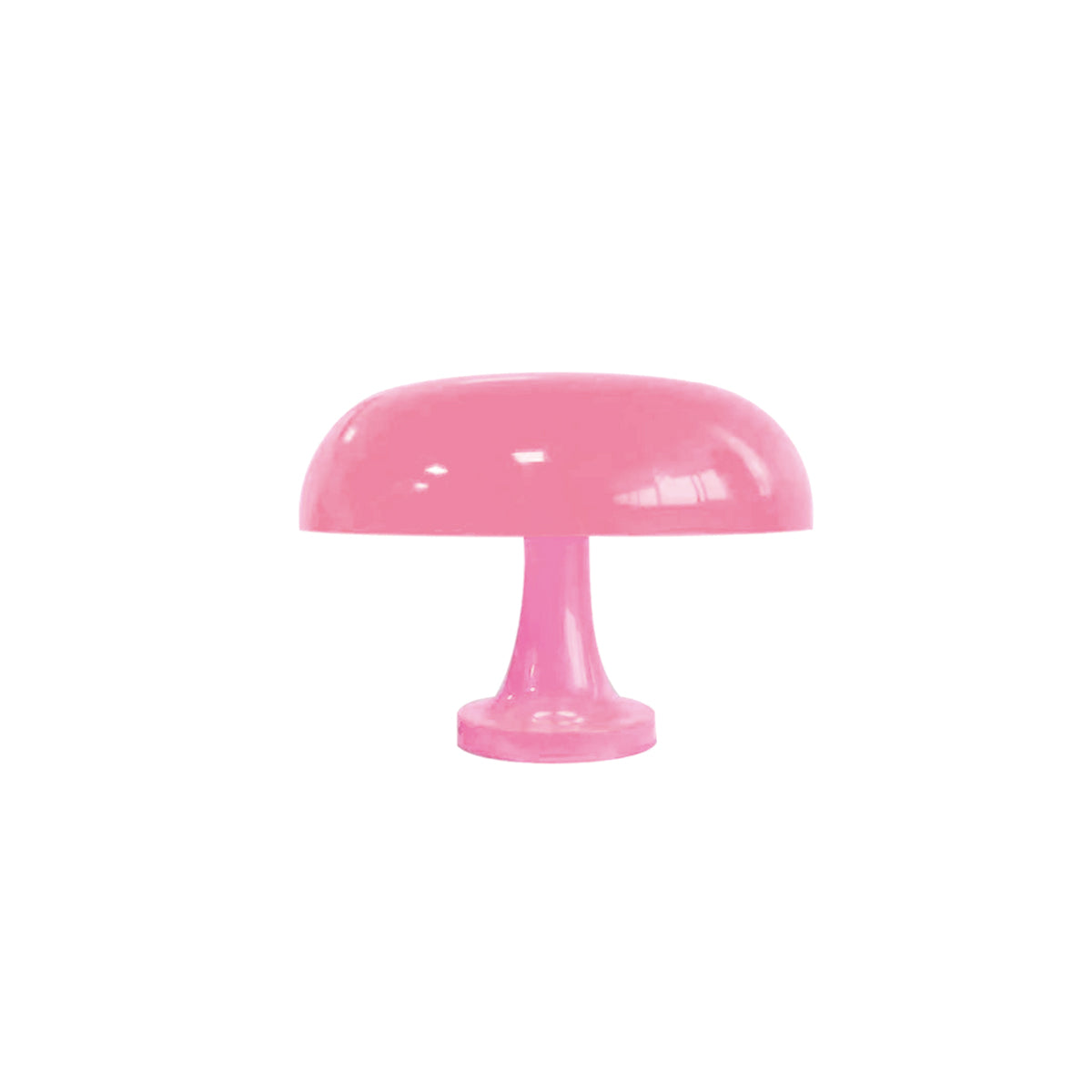 Table Lamp Mushroom Wide Bauhaus Cream Pink ABS Contemporary Nordic Retro Bedroom Living Room Office Shelf Home Decor Gift