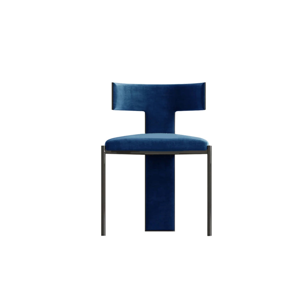 Dining Chair T-Back Aesthetic Velvet Faux Leather Contemporary Furniture Kitchen Living Room Office Home Housewarming Gift